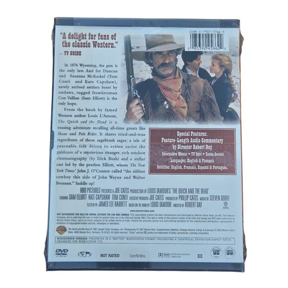 Louis LAmours The Quick And The Dead DVD 1995 Western Sam Elliott NOS Sealed - Picture 8 of 10
